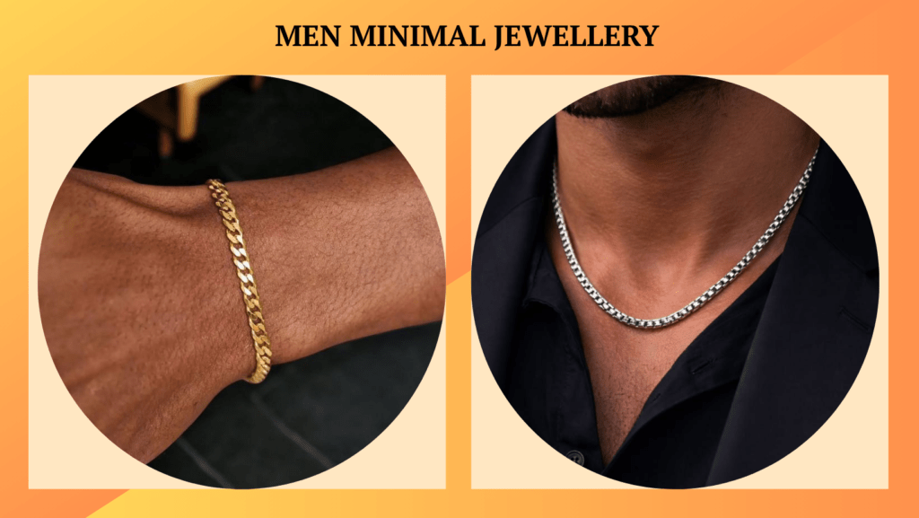 Men minimalist jewelry